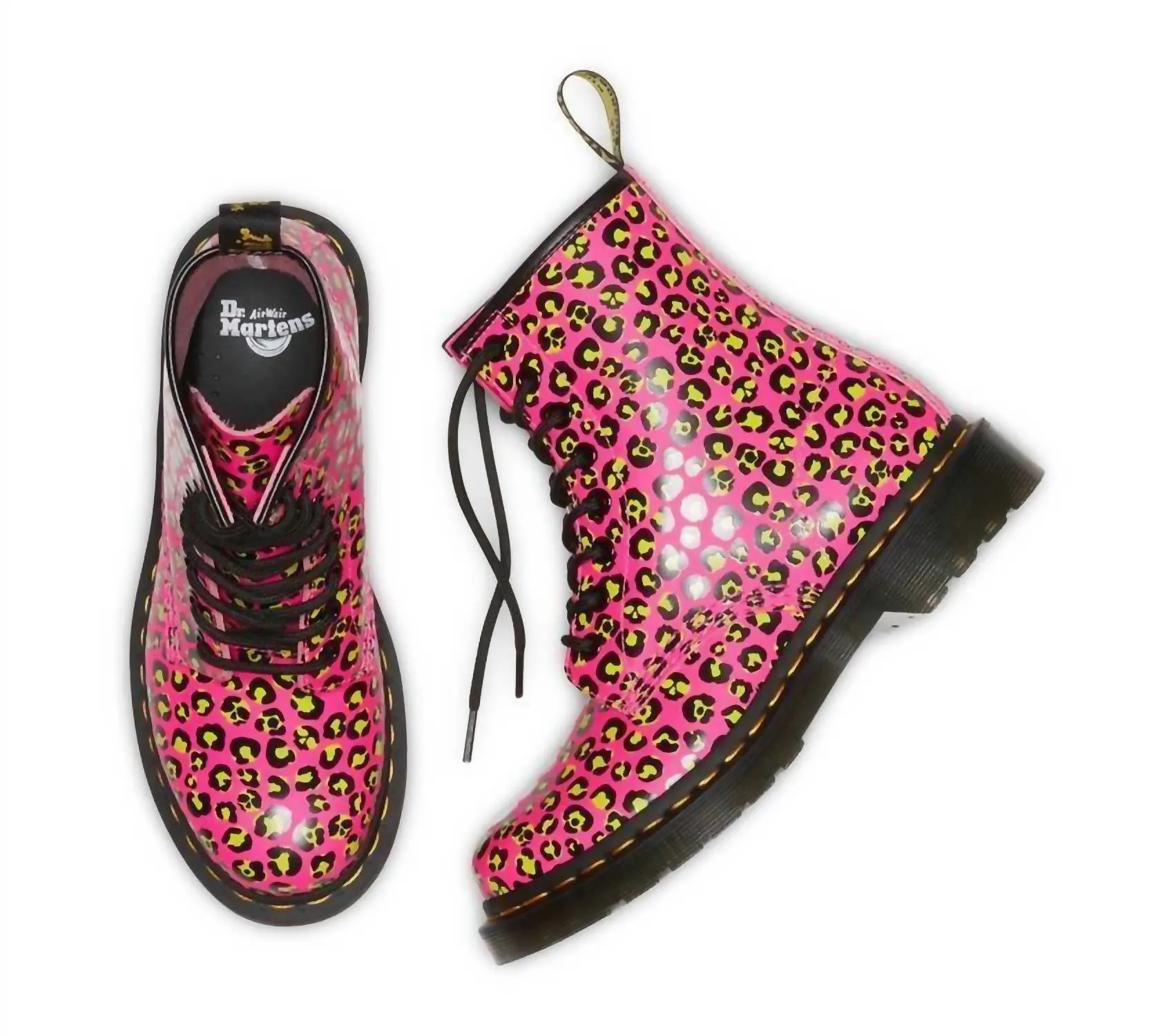 1460 Clash Pink Loud Leopard Smooth