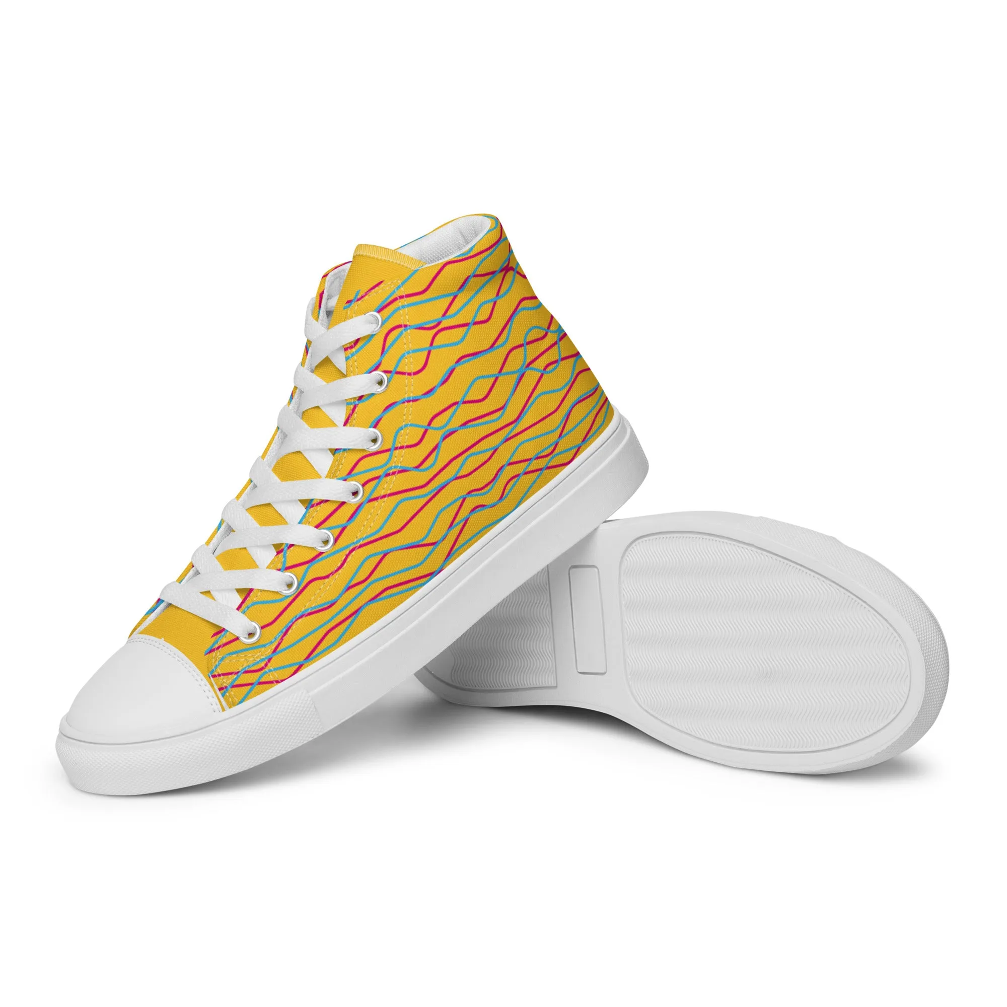 ALL IN Women’s high top canvas shoes