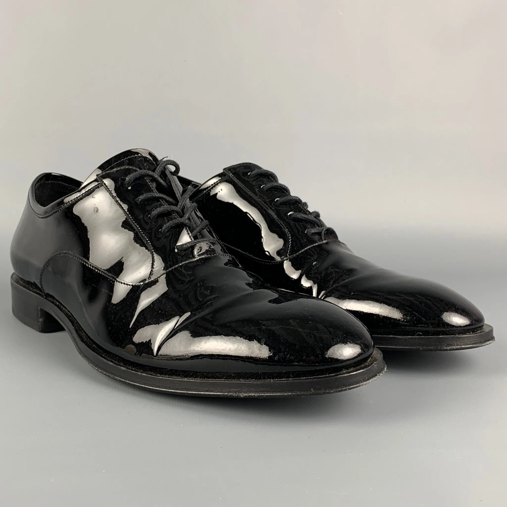 ALLEN EDMONDS Size 10 Black Leather La Scala Lace Up Shoes