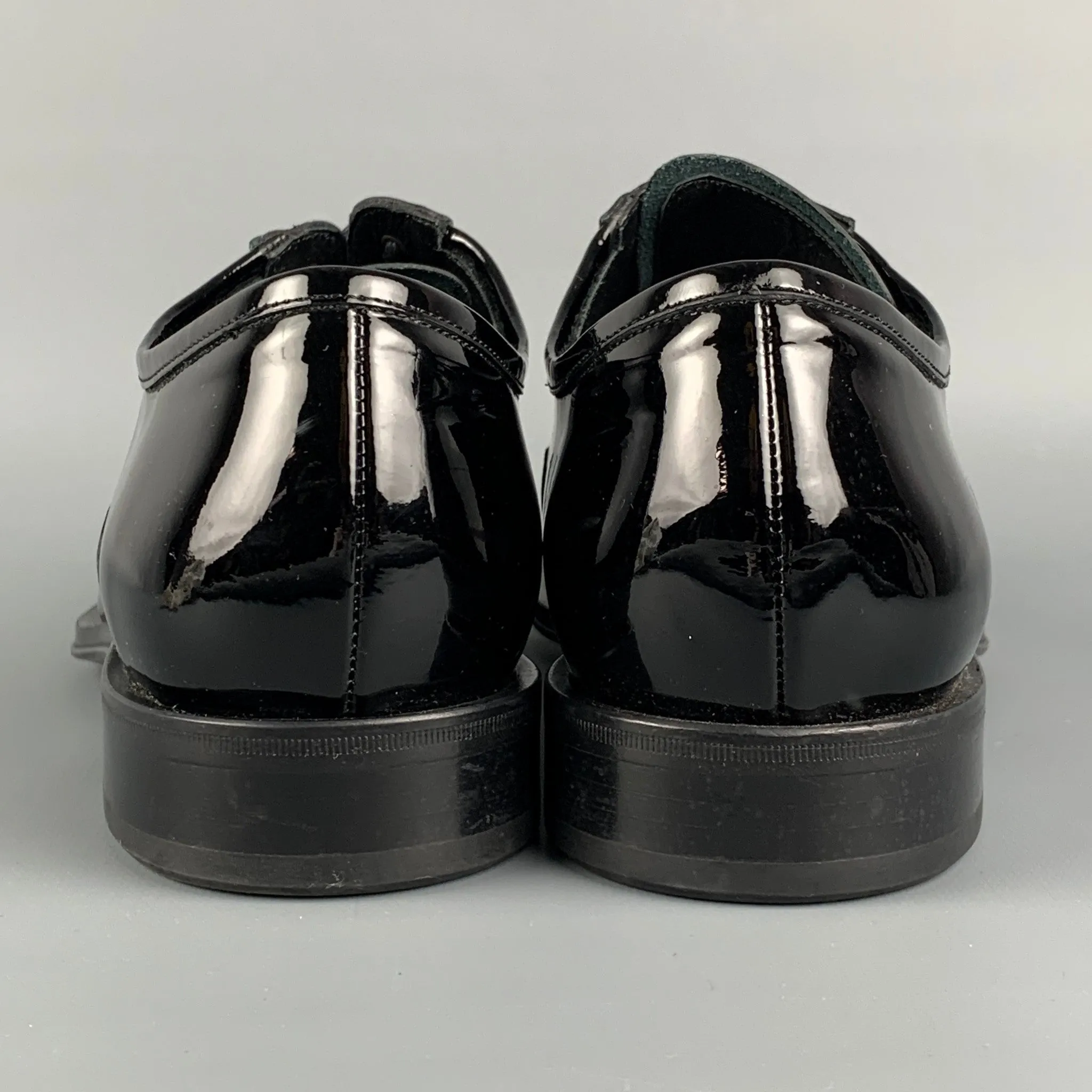 ALLEN EDMONDS Size 10 Black Leather La Scala Lace Up Shoes