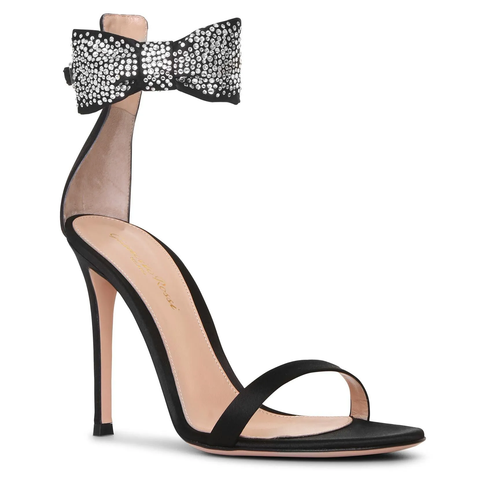 Ambrosia satin bow sandals
