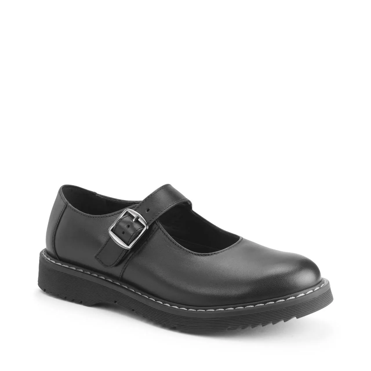 Angry Angels Girls Embrace School Shoe Black