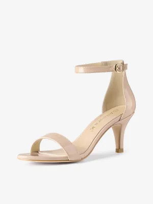 Ankle Strap High Heel Open Toe Stiletto Heel Sandals