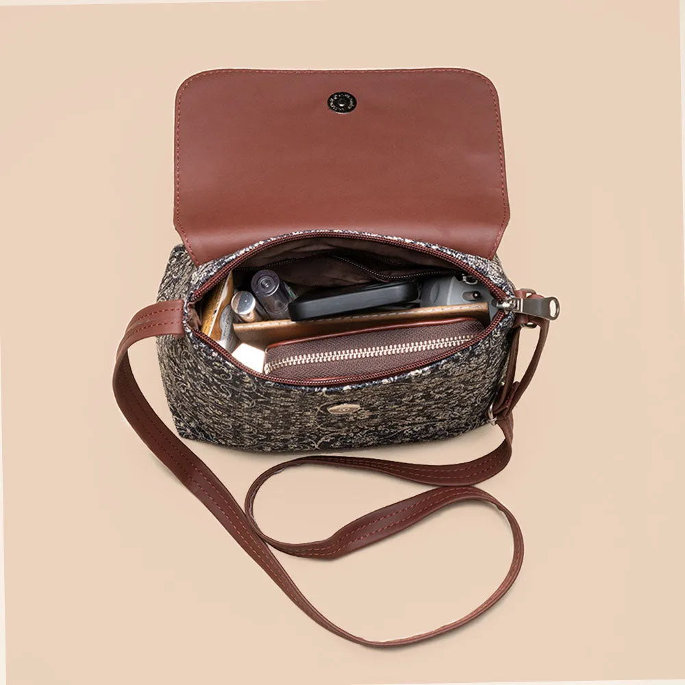 Aravalli Abstract Flap Sling Bag