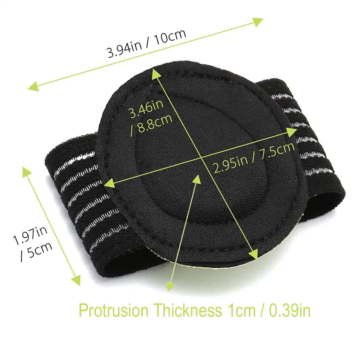 Arch Support, 2 Pair Extra Thick Compression Plantar Fasciitis Brace Cushioned Support Sleeves for Foot Pain Relief, Fallen Arches, Flat Feet