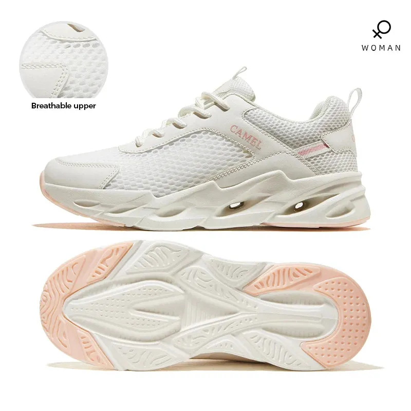 ARWEN&AJH GROUP مجموعة اروين التجاريه2024   GOLDEN CAMEL Sports Running Shoes Men Women Casual Mesh Male Sneakers Lightweight Non-slip Walking Shoes for Men 2024 Summer New