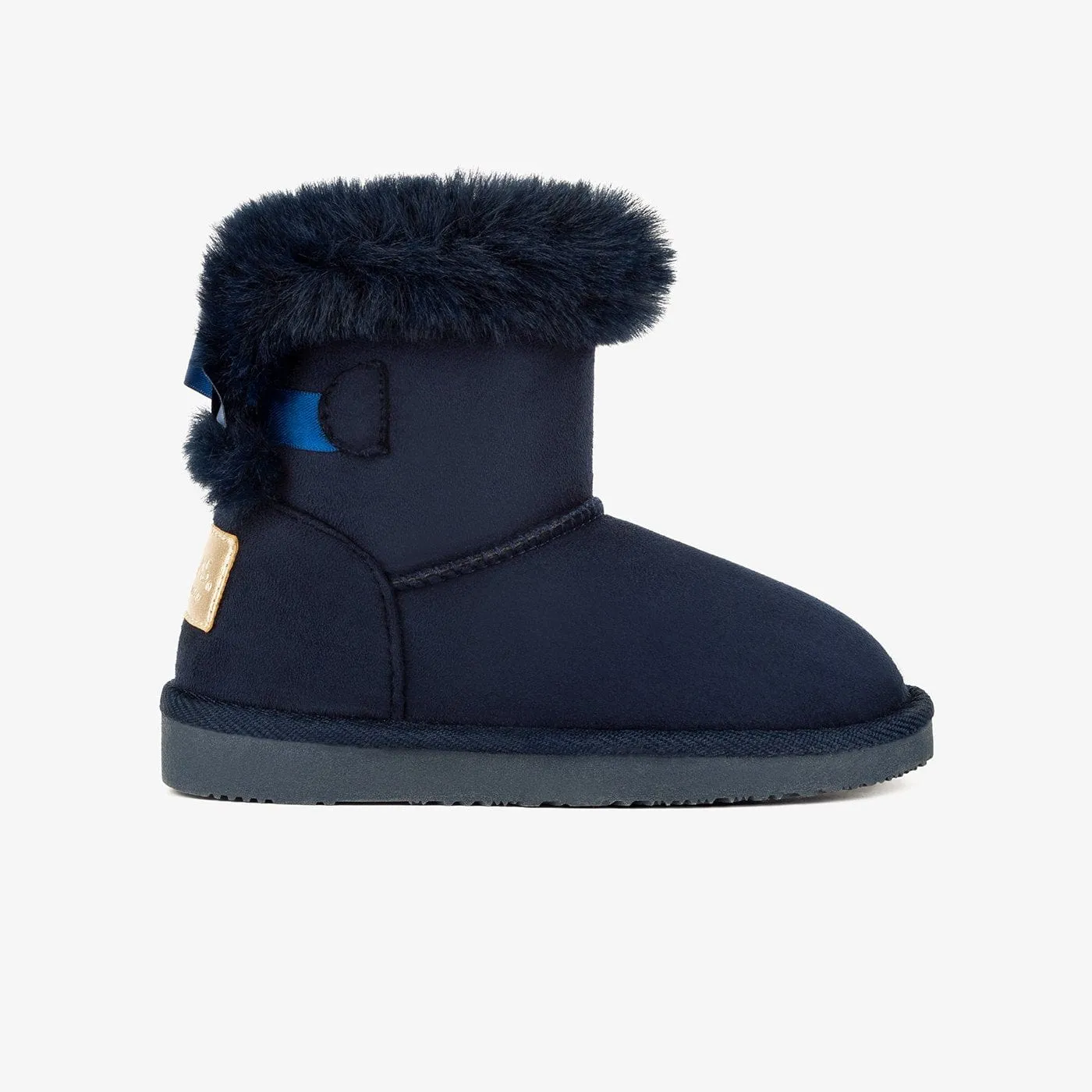 Australian Boots Navy Water Repellent with Bow