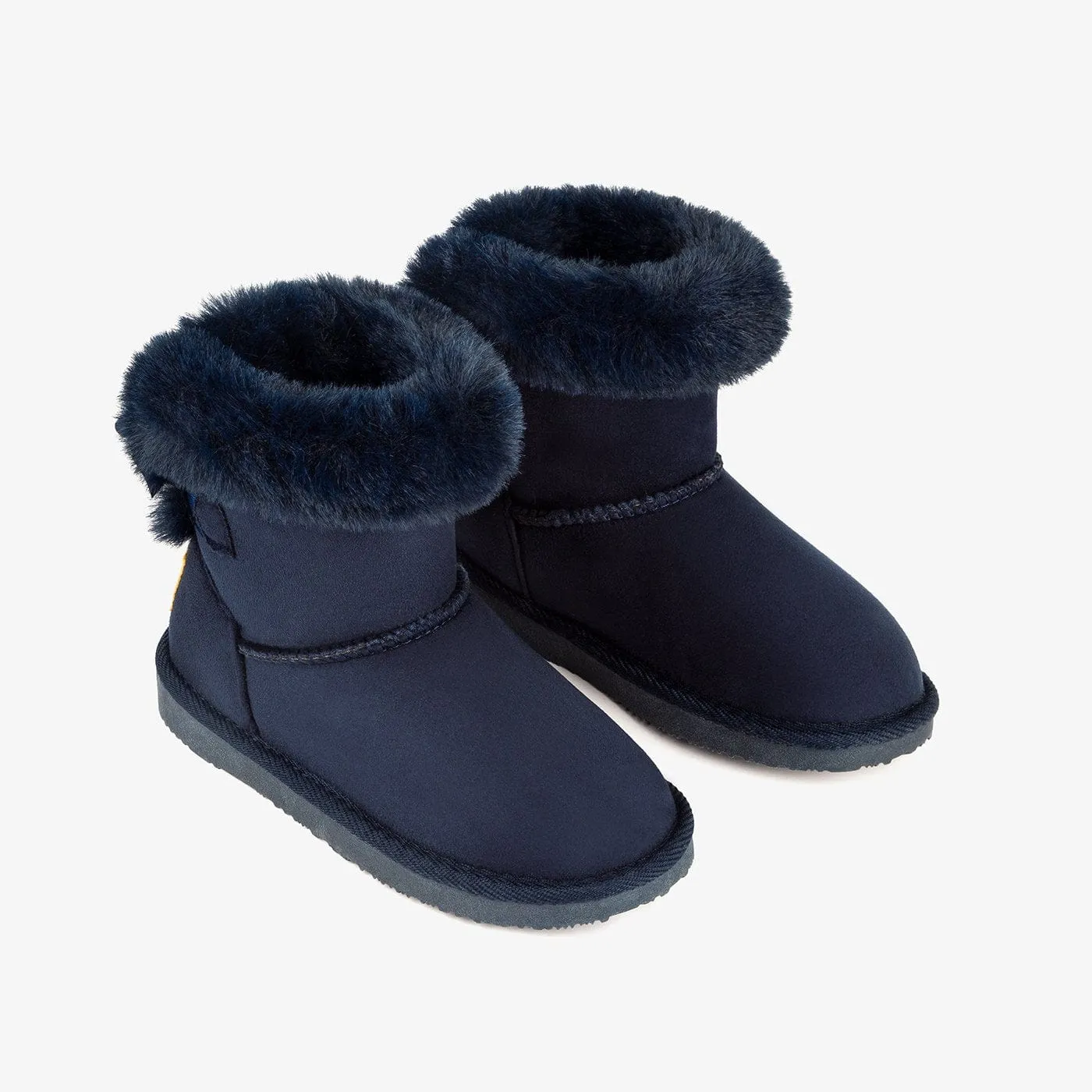 Australian Boots Navy Water Repellent with Bow