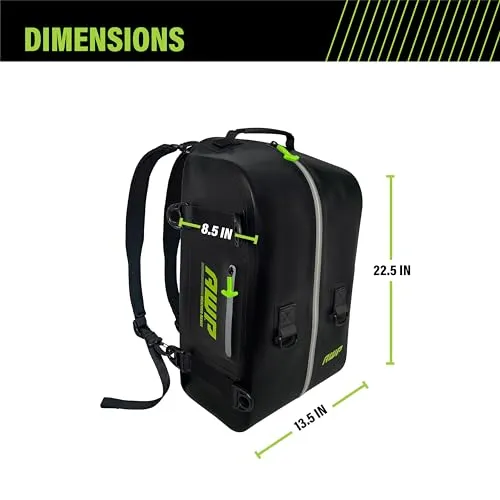 AWP 40L Waterproof Black Nylon Tool Bag Packpack