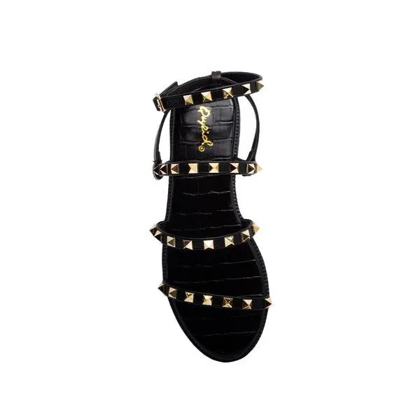 Black Strappy Sandal