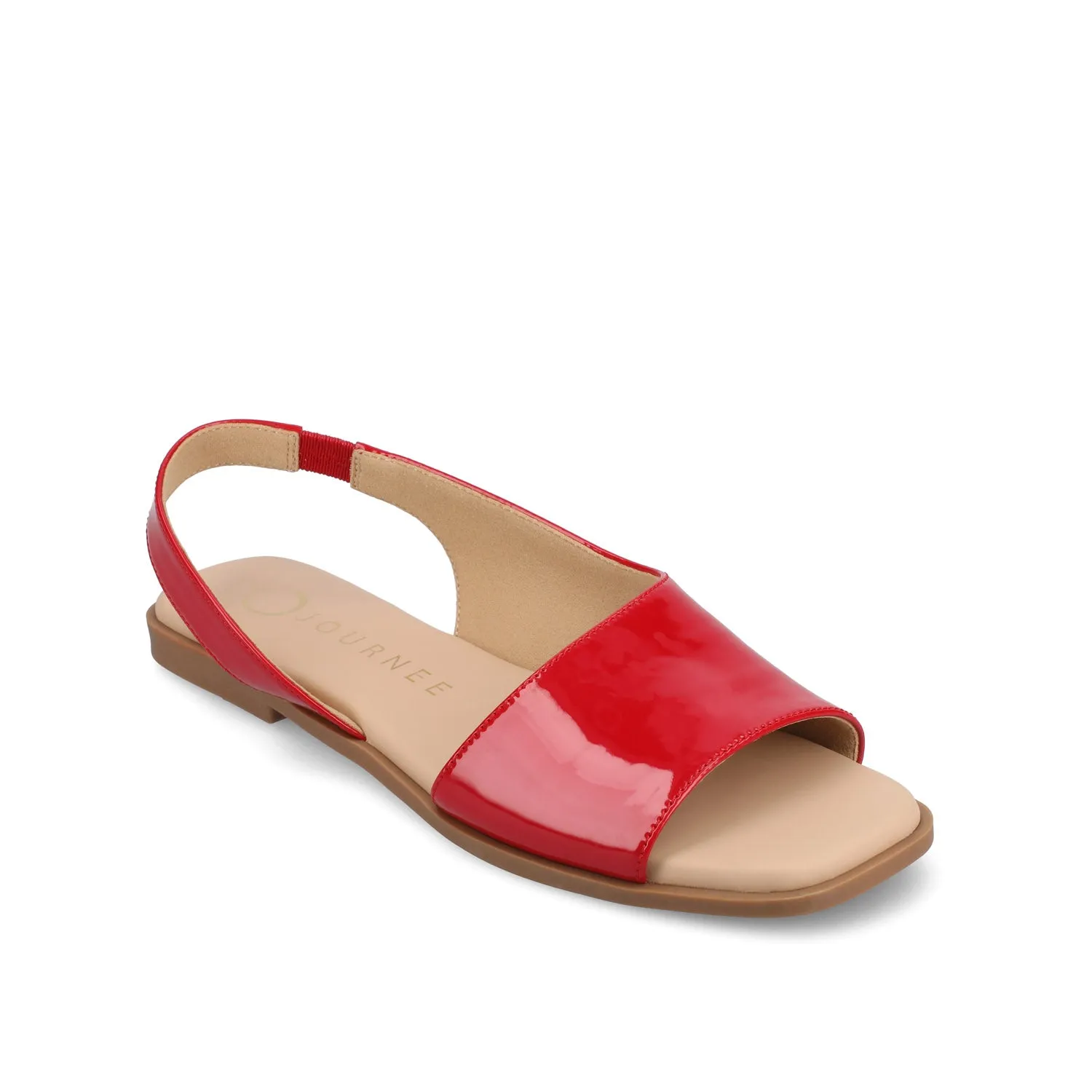 BRINSLEY PATENT SANDALS IN WIDE