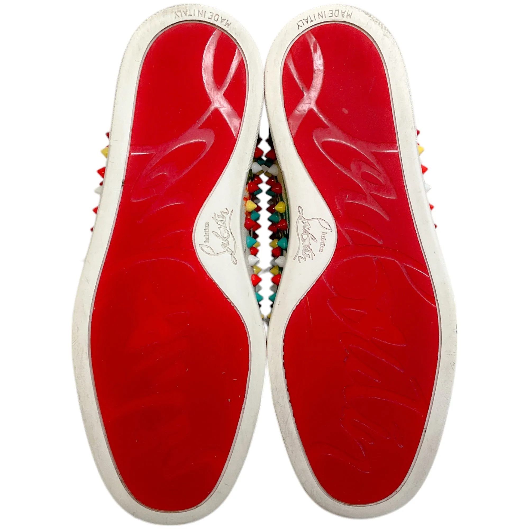 Christian Louboutin Louis Studded Orlato Spike High Top Sneakers