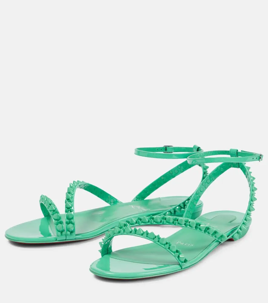 Christian Louboutin Mafaldina Spikes leather sandals