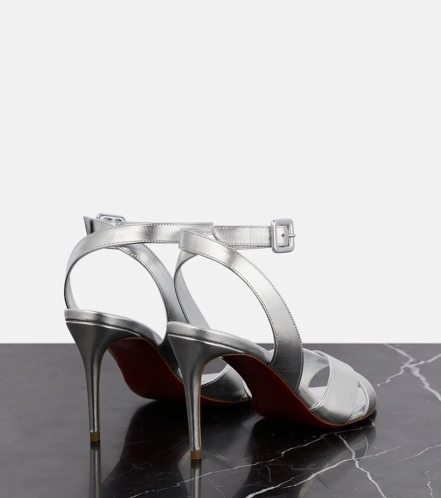 Christian Louboutin Mariza 85 metallic leather sandals