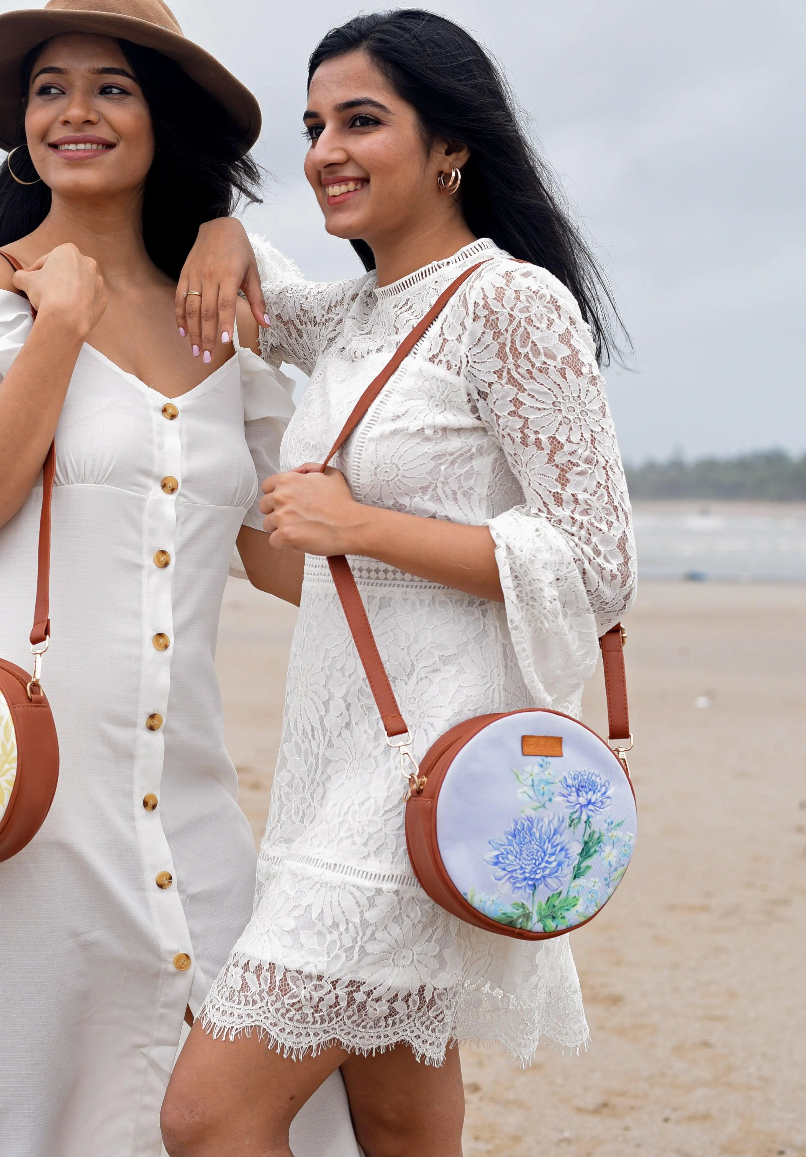 Chrysanthemum Orbit Sling Bag