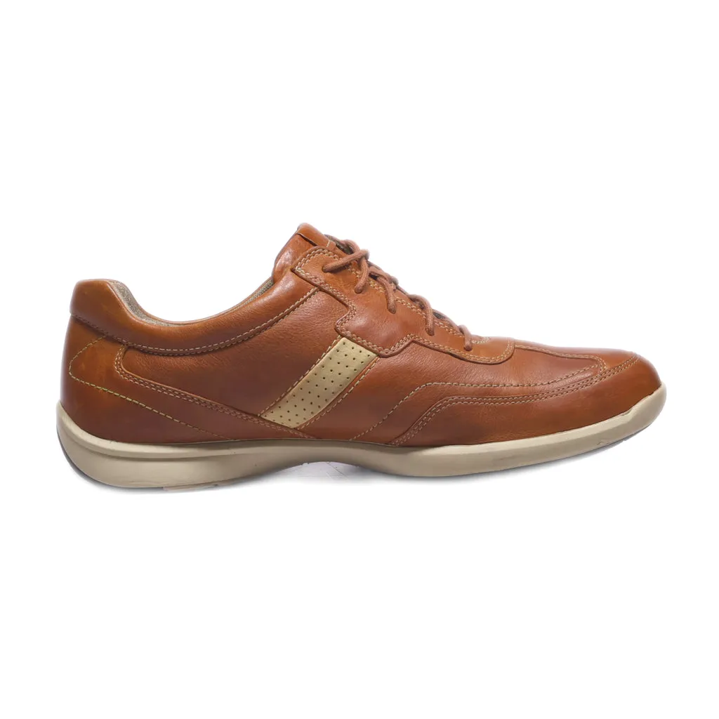 Clarks Wave Casual Lace Ups Leather Brown Colour For Men