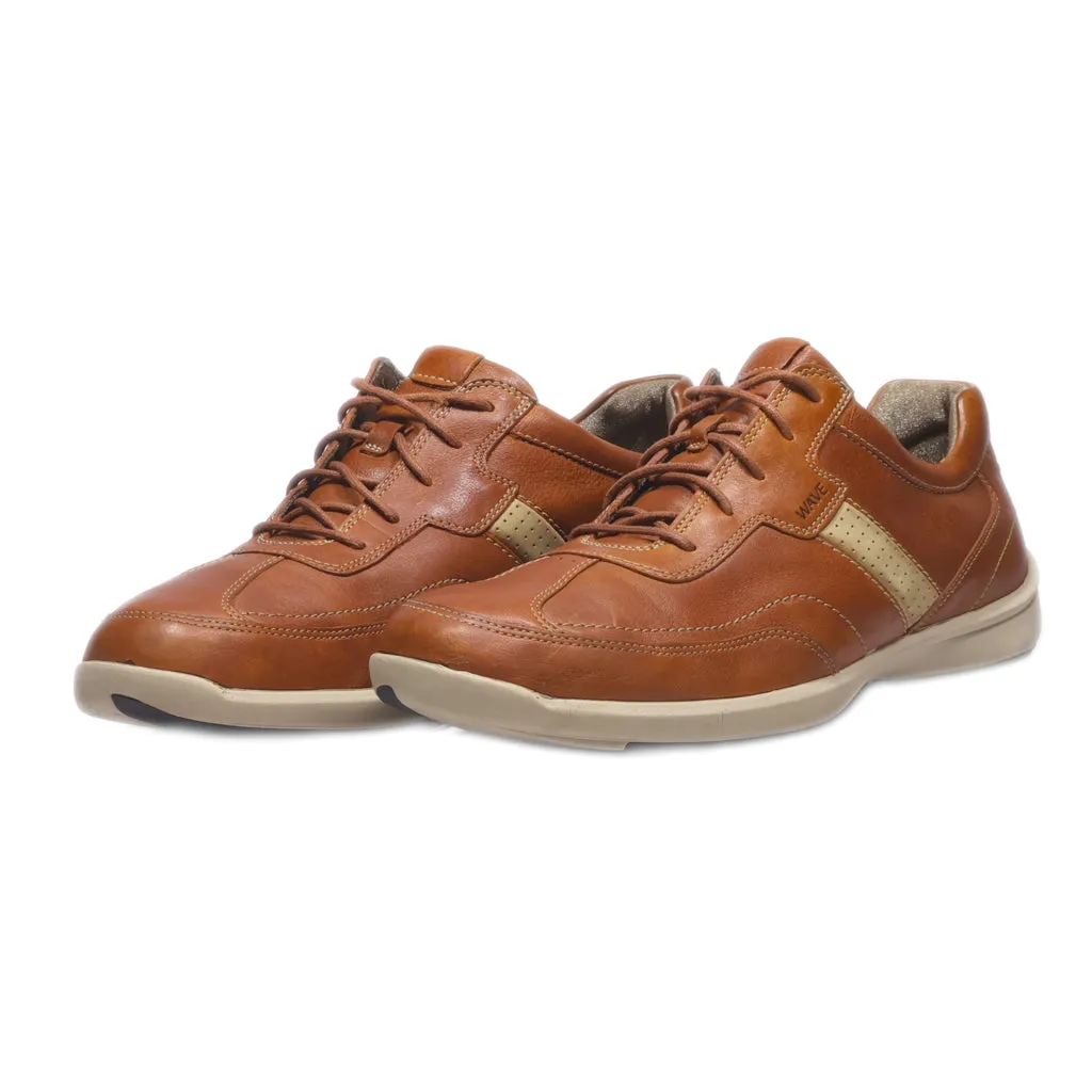 Clarks Wave Casual Lace Ups Leather Brown Colour For Men