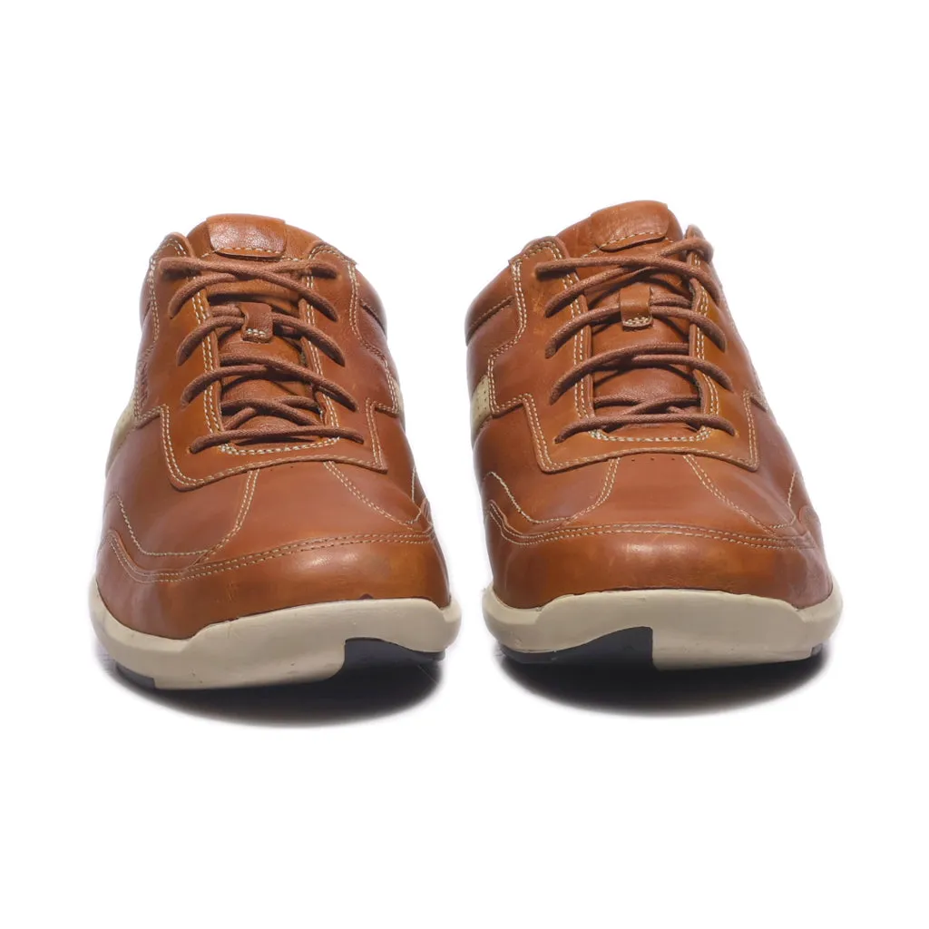 Clarks Wave Casual Lace Ups Leather Brown Colour For Men