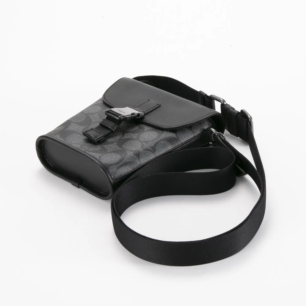 COACH Signature Track Small Flap Crossbody C3134