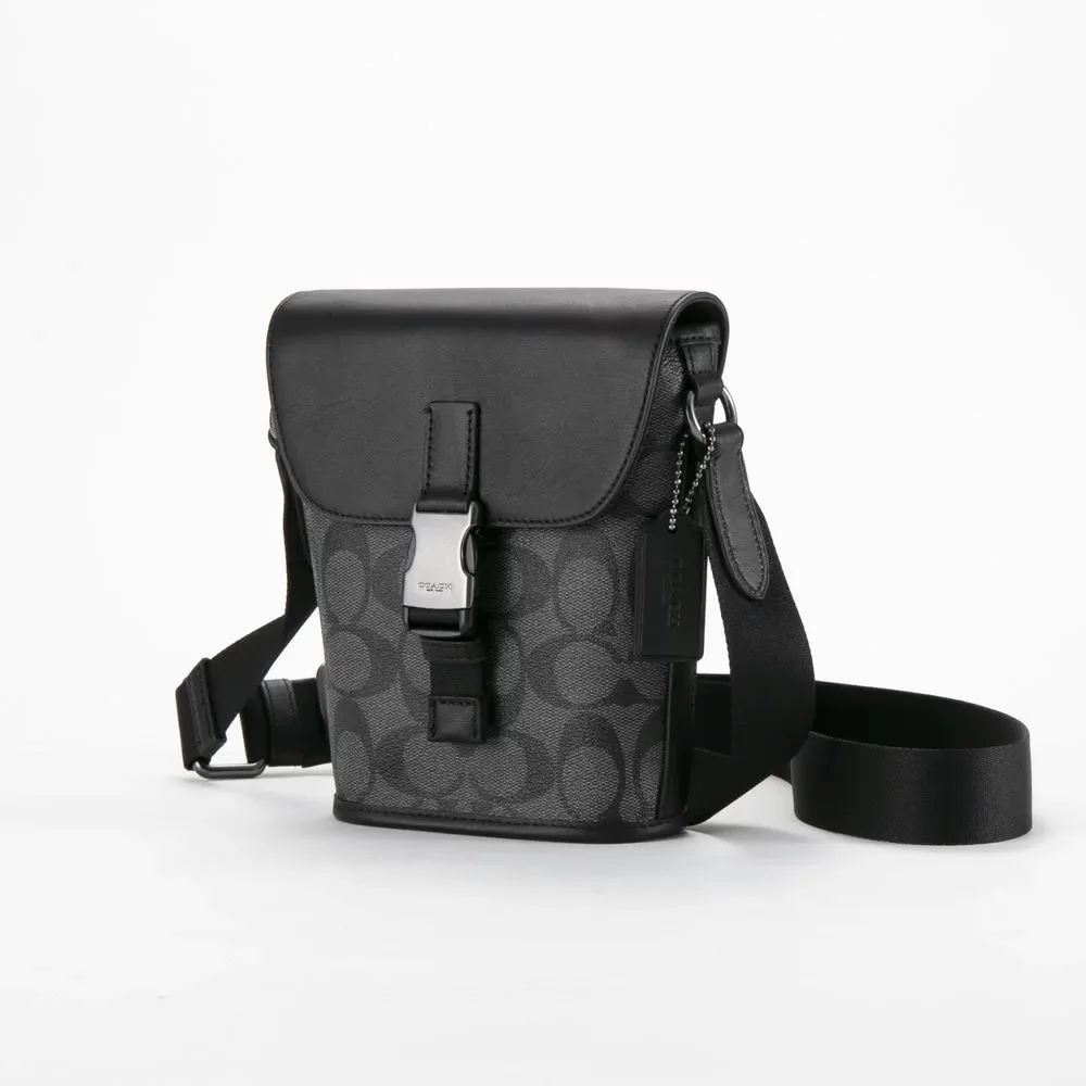 COACH Signature Track Small Flap Crossbody C3134