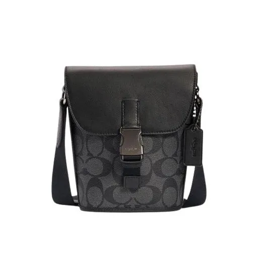 COACH Signature Track Small Flap Crossbody C3134