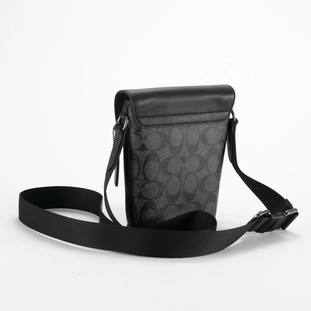 COACH Signature Track Small Flap Crossbody C3134