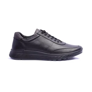 Comfort Plus Classic Pair Lace-Up Sneakers Black