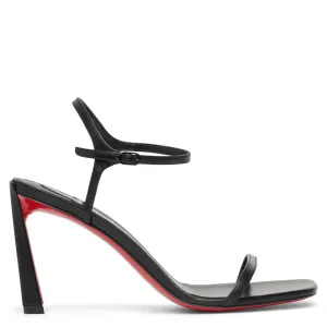 Condora 85 black leather sandals