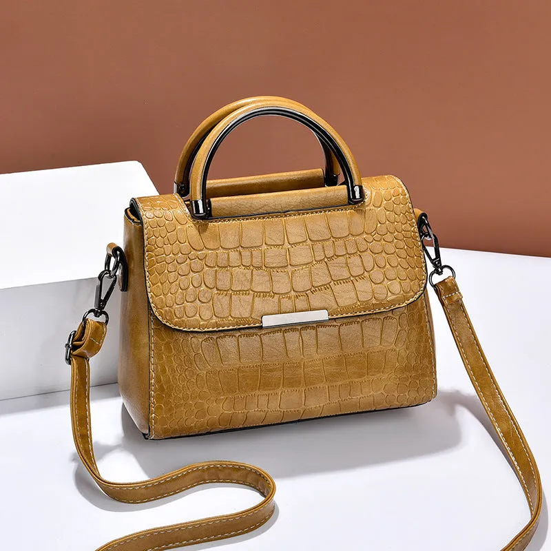 Crocodile Vintage Crossbody Bag