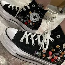 Custom Embroidered Converse Sneakers