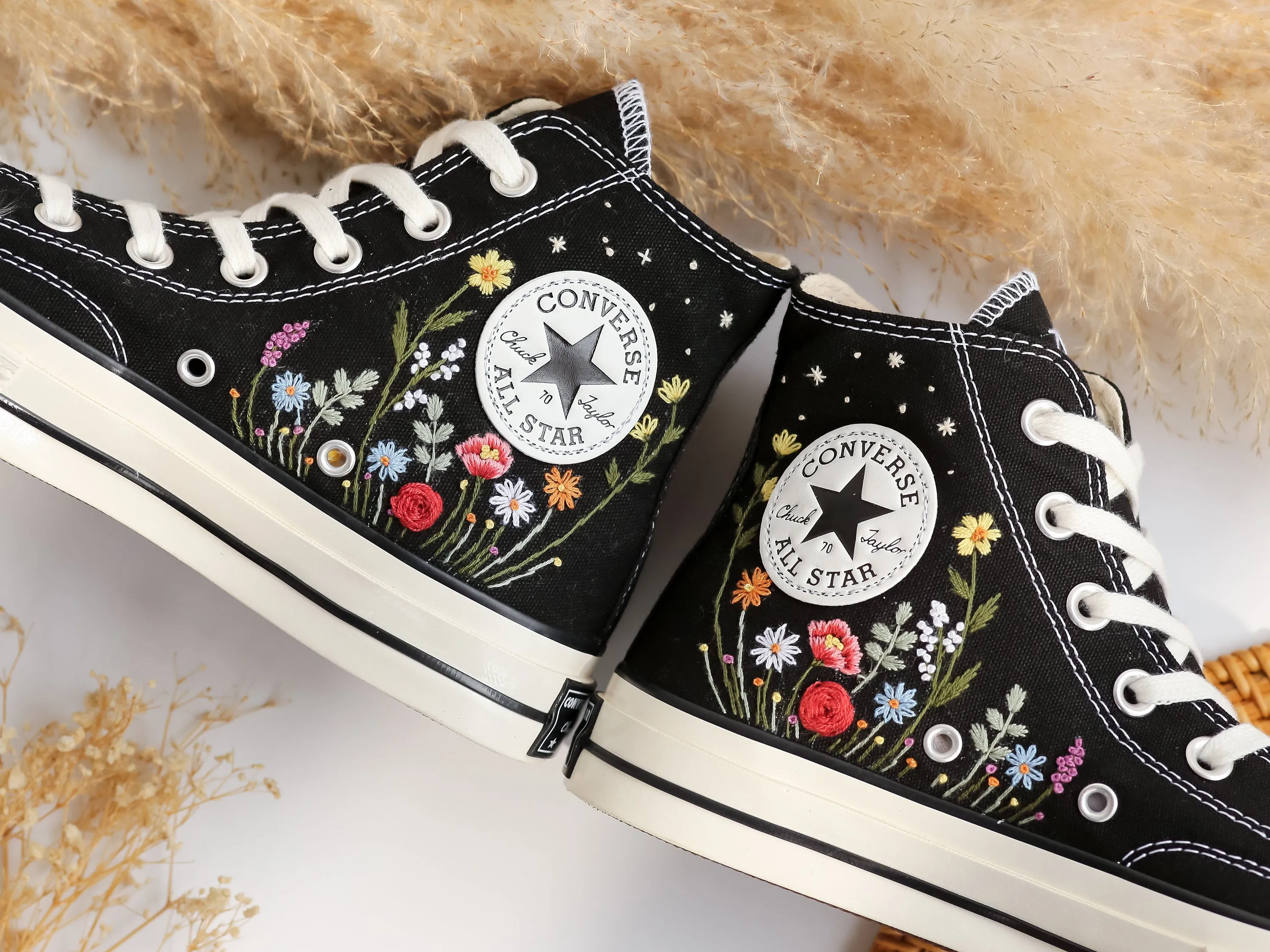 Custom Embroidered Converse Sneakers