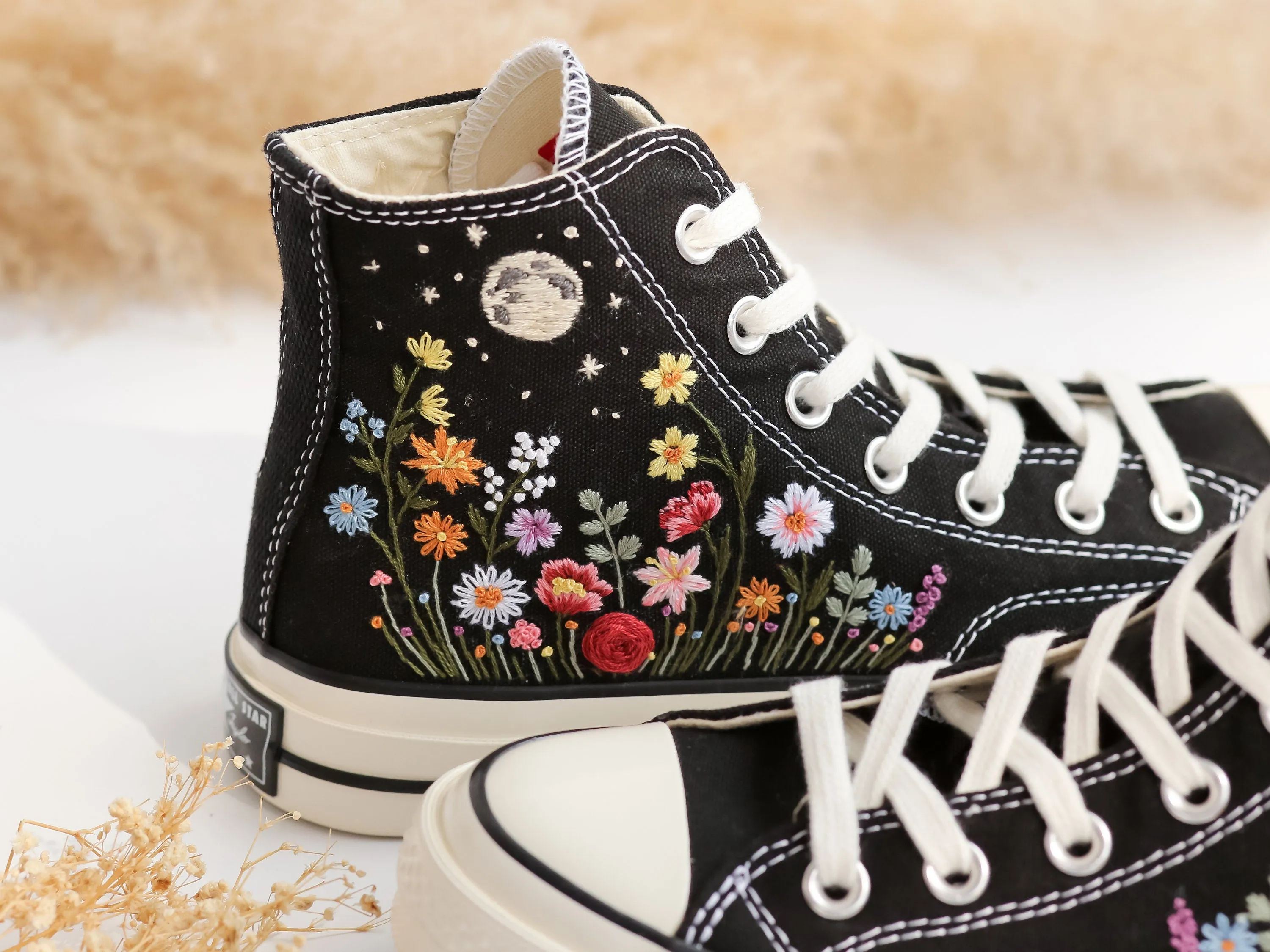 Custom Embroidered Converse Sneakers