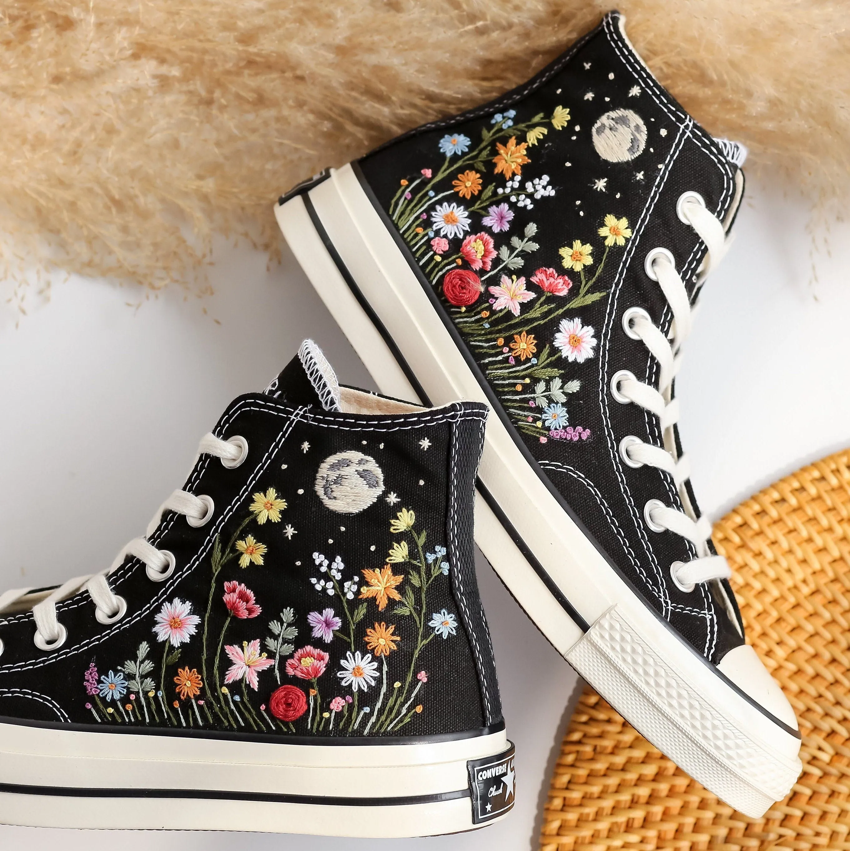 Custom Embroidered Converse Sneakers