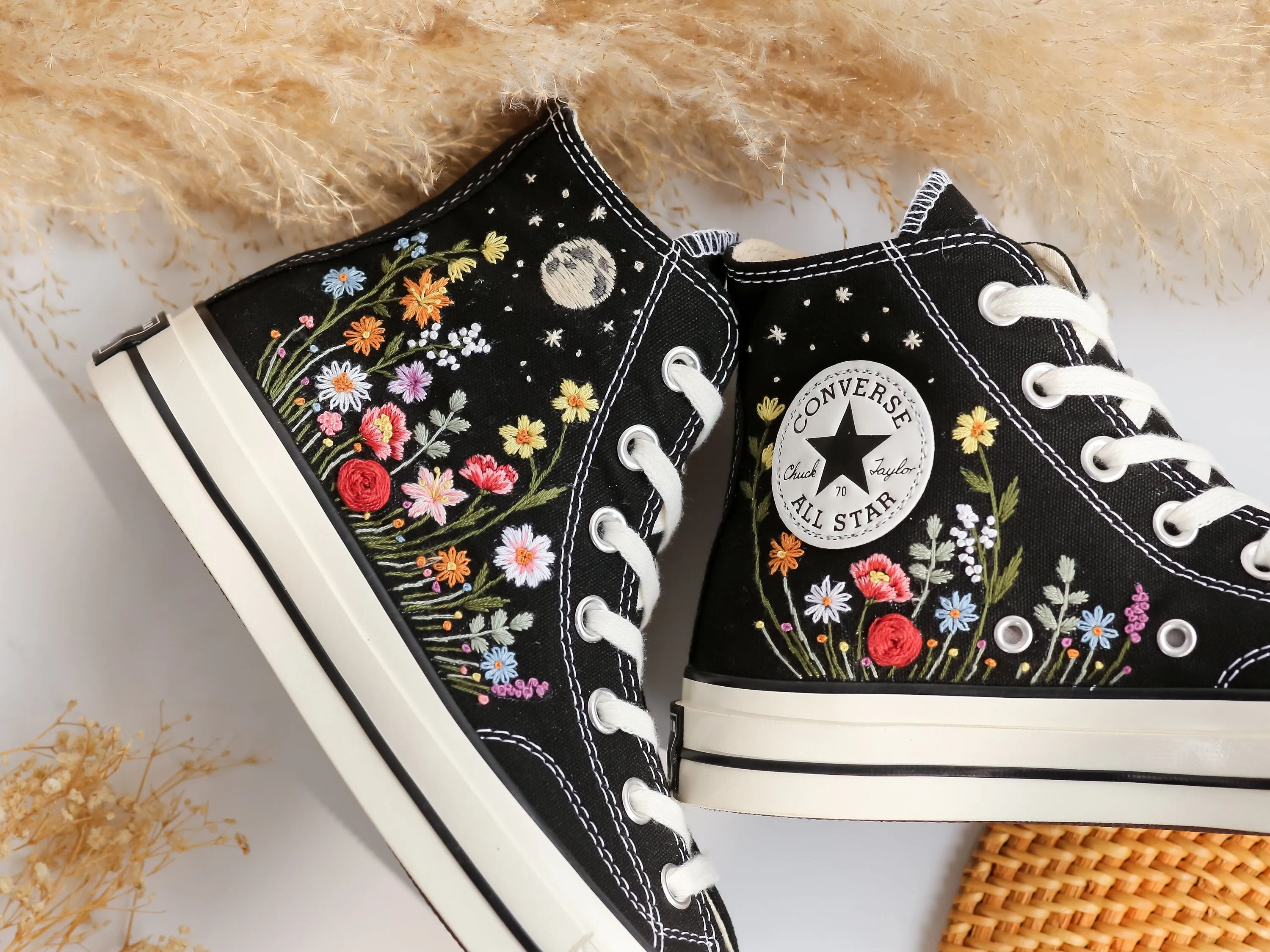 Custom Embroidered Converse Sneakers