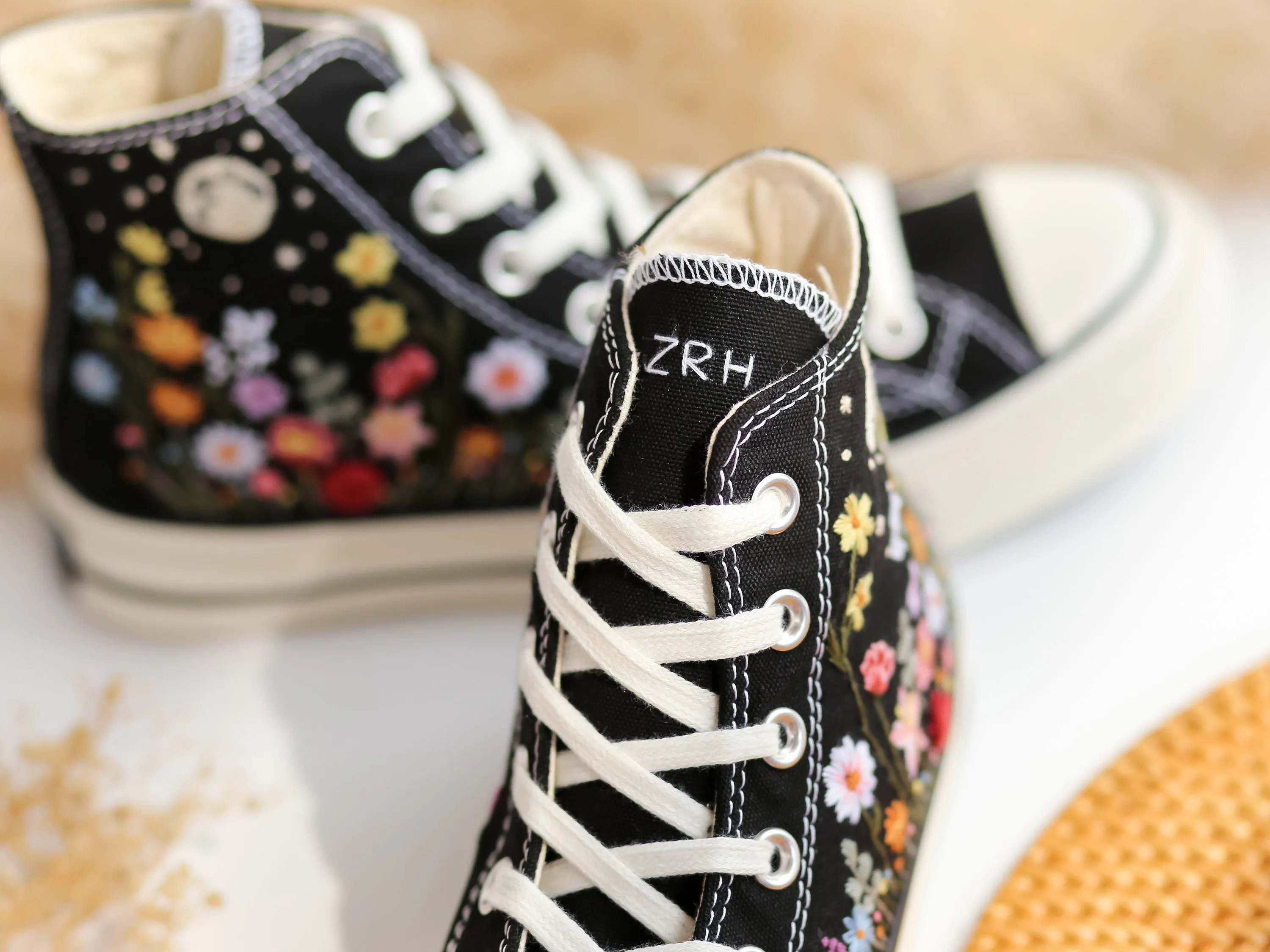 Custom Embroidered Converse Sneakers