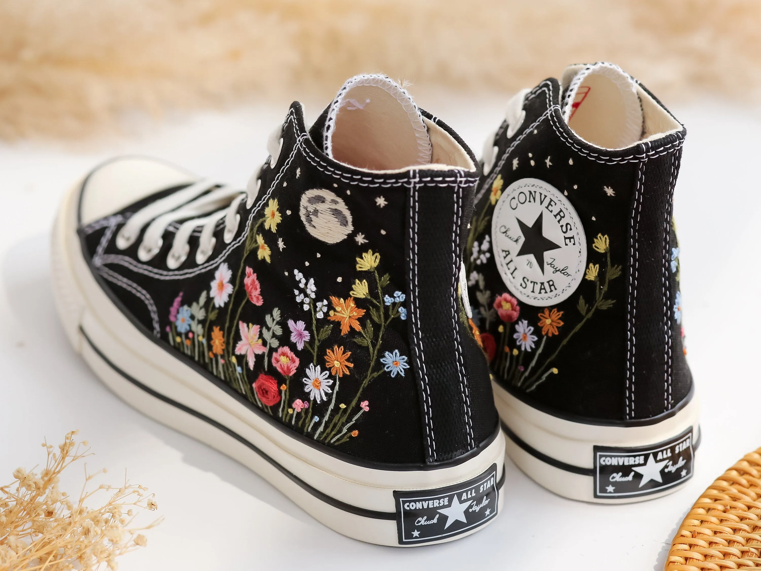 Custom Embroidered Converse Sneakers