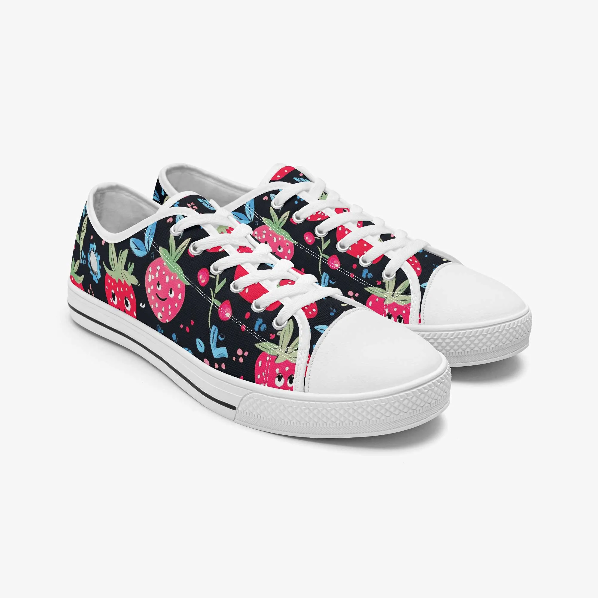 Cute Strawberry Lo Top Sneakers (JPSTRAW)