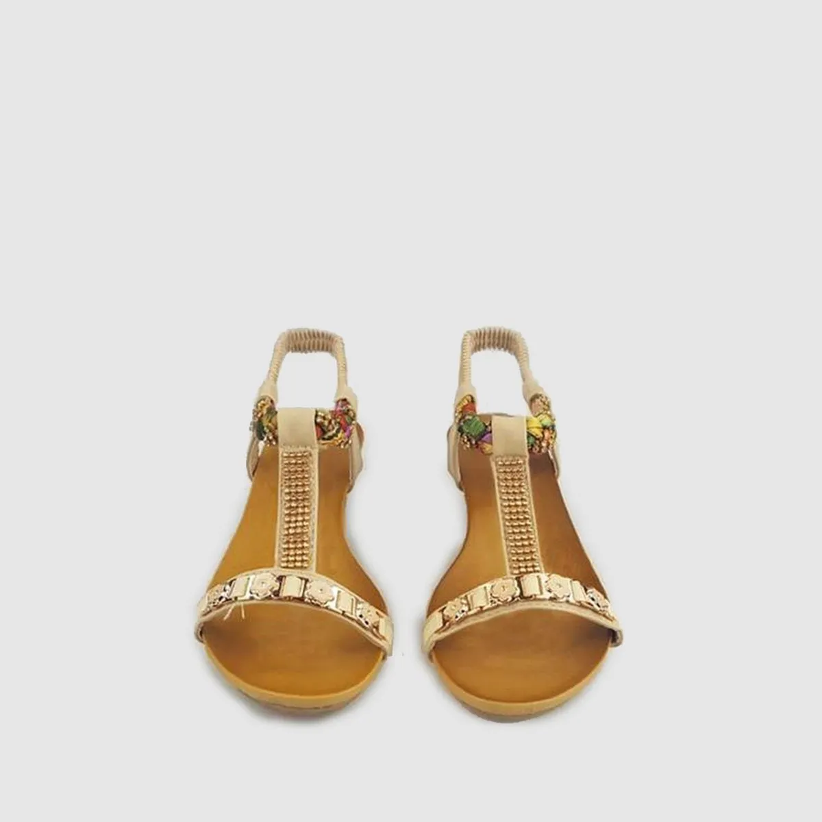 Dharma Diamante And Ribbon Open Toe Ankle Strap Sandal
