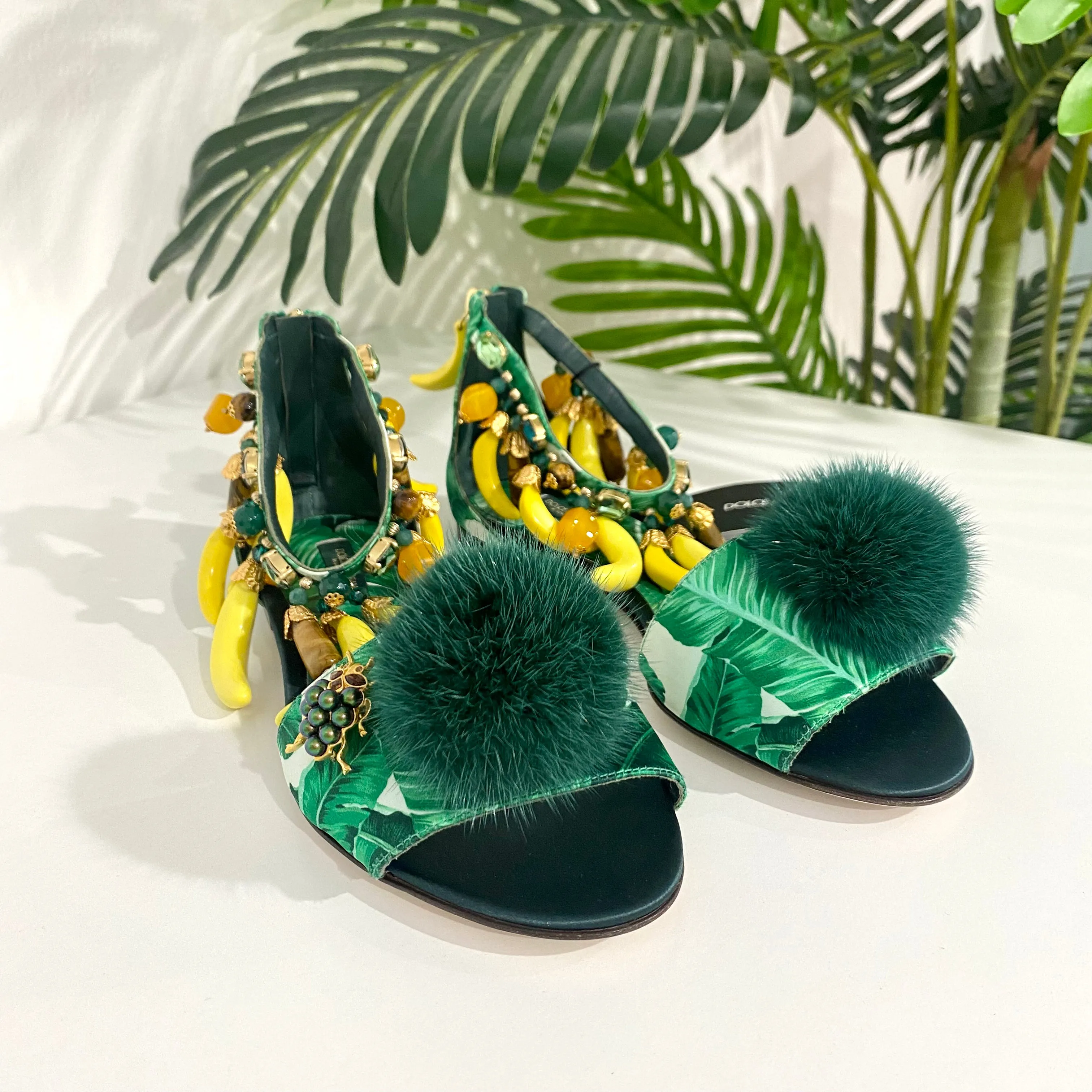 Dolce & Gabbana New Banana Leaf Sandals