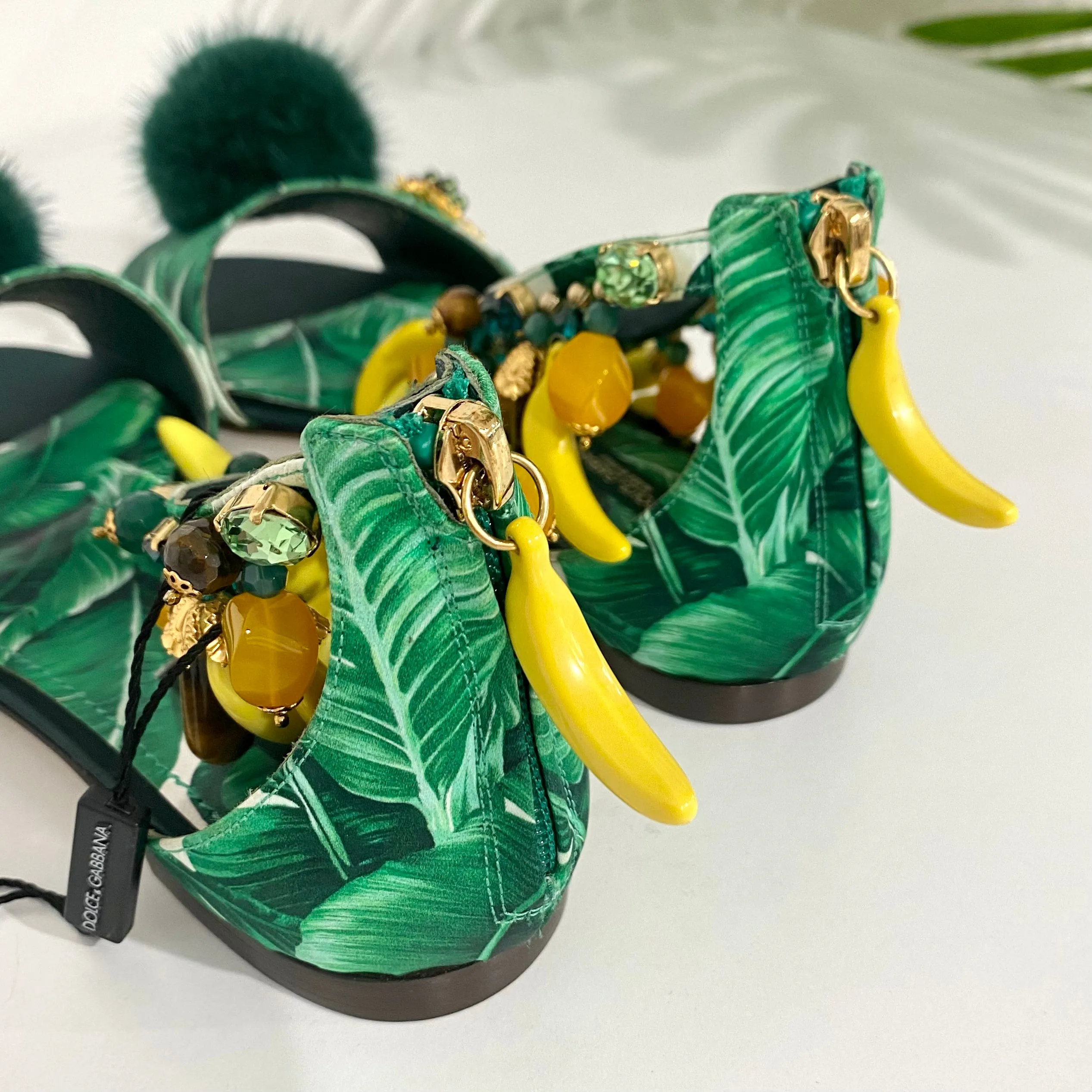 Dolce & Gabbana New Banana Leaf Sandals