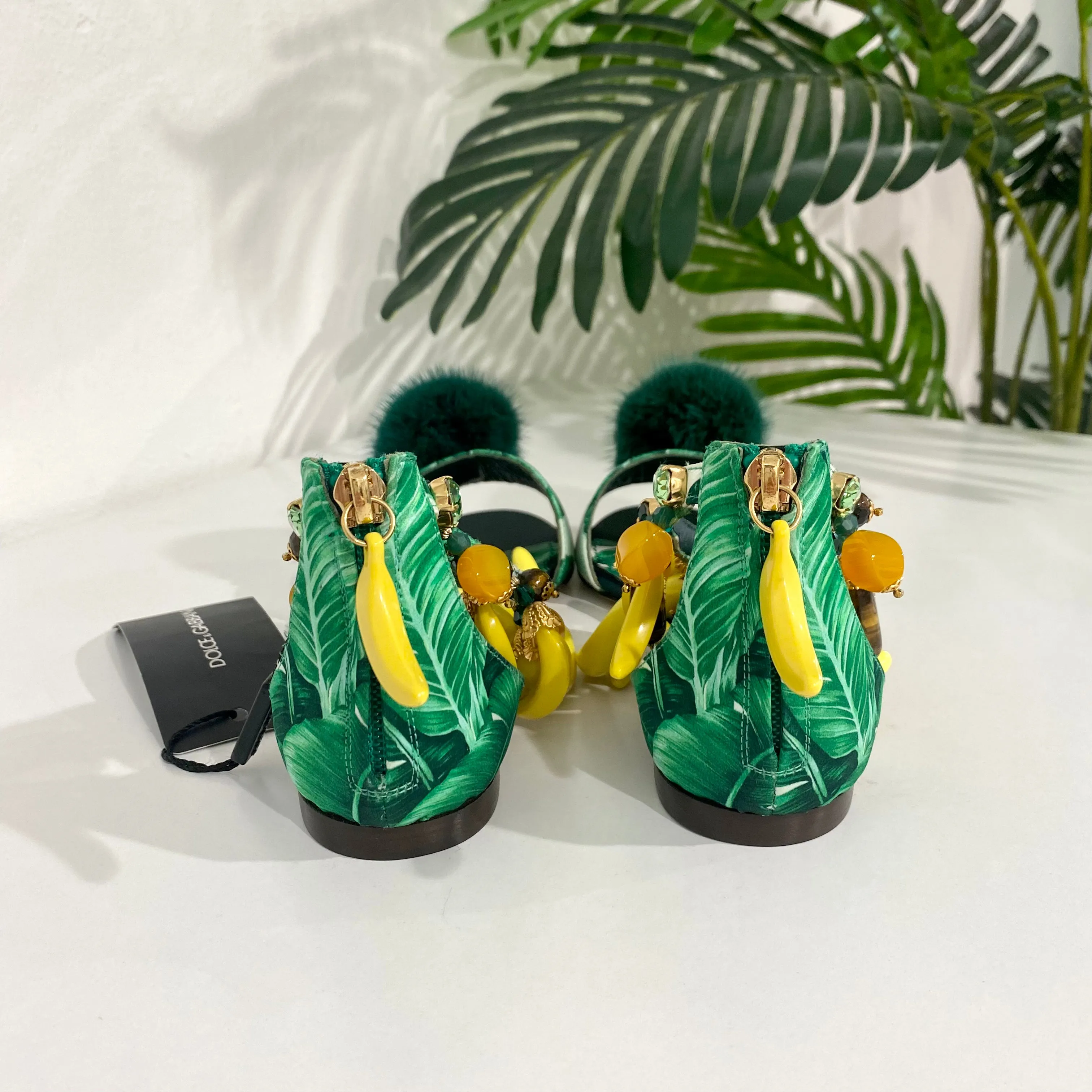 Dolce & Gabbana New Banana Leaf Sandals