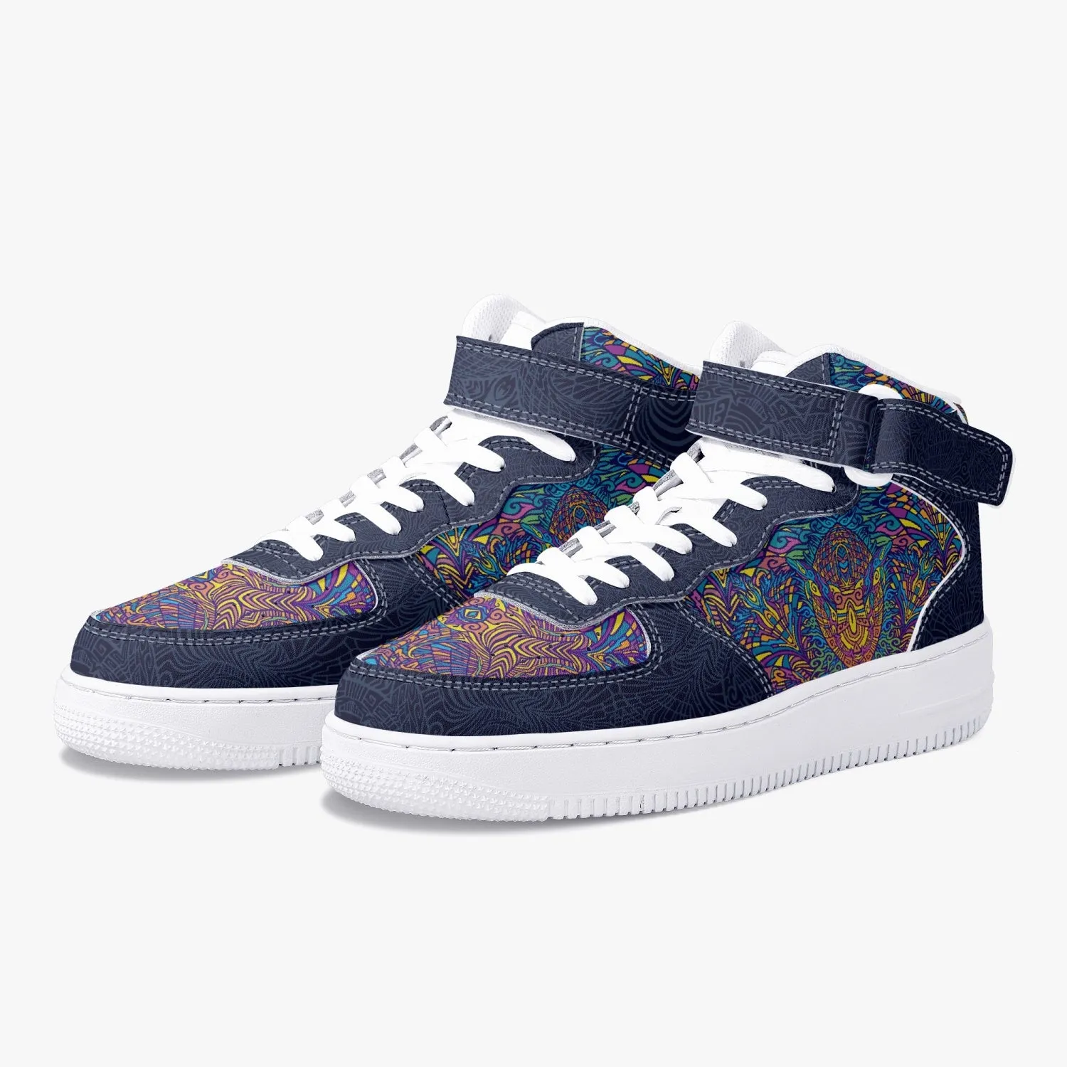Dolphin Totem High-Top Sneakers