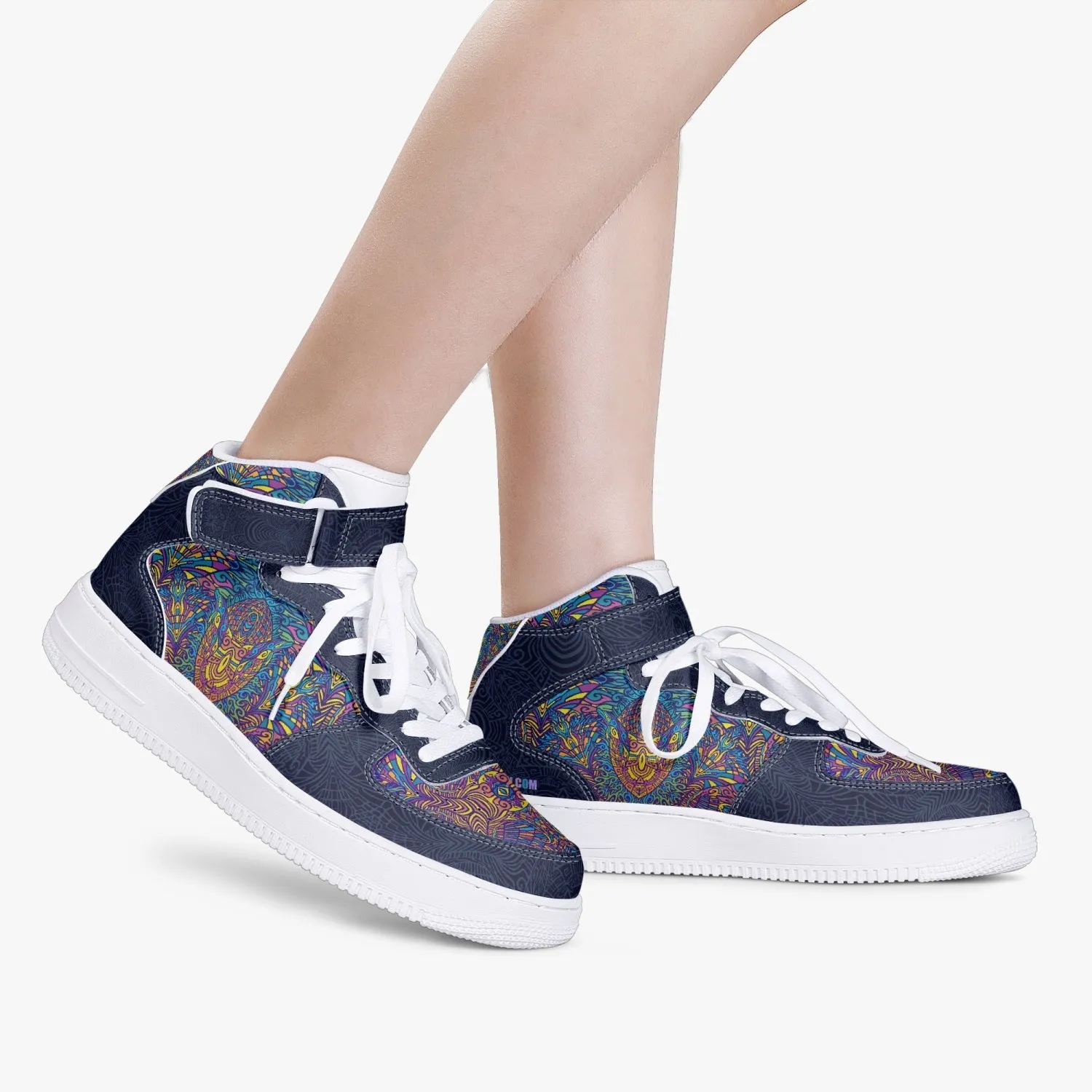 Dolphin Totem High-Top Sneakers