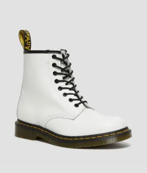 Dr. Martens 1460 White Smooth Ankle 8 Eyelet Boot