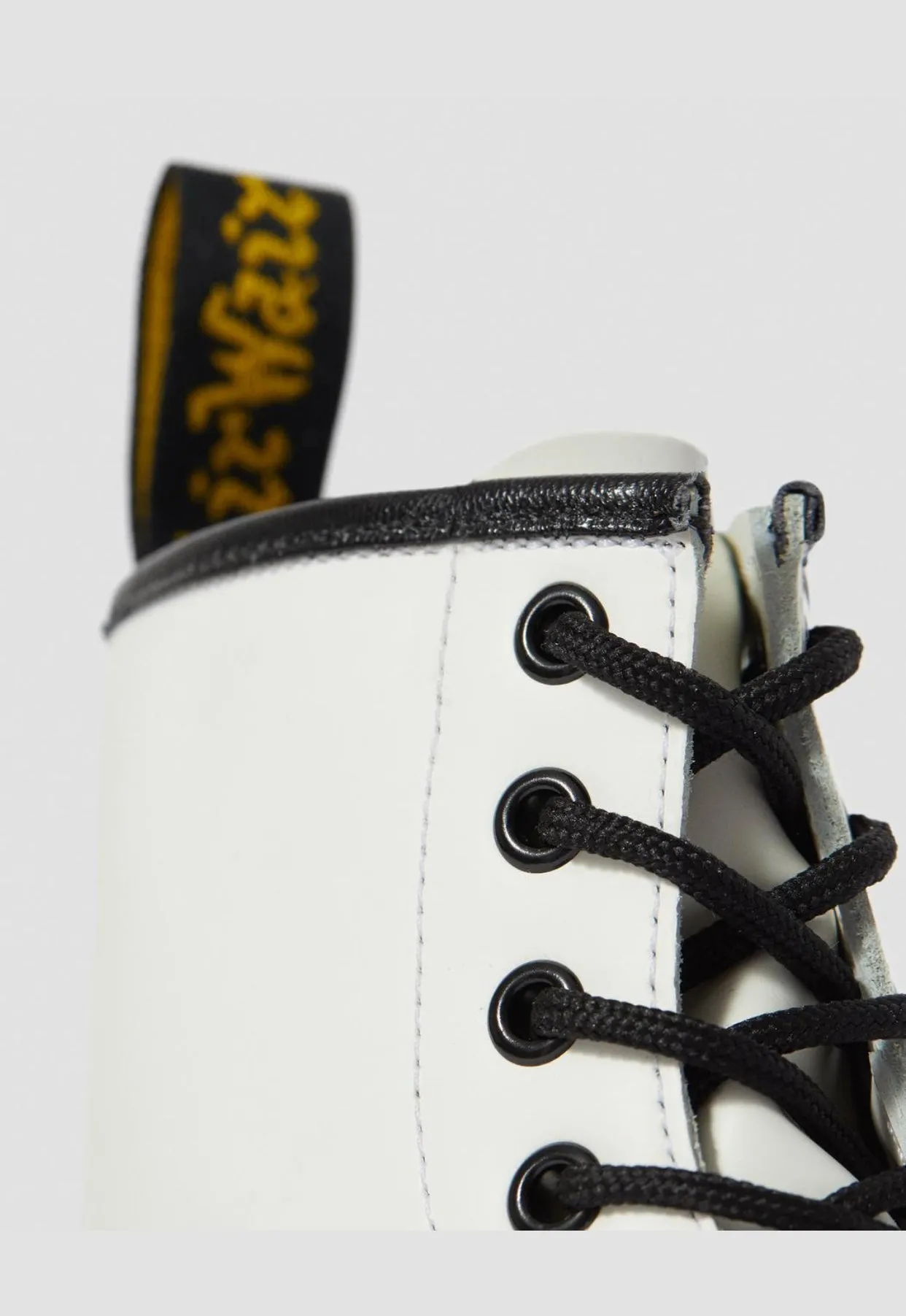 Dr. Martens 1460 White Smooth Ankle 8 Eyelet Boot