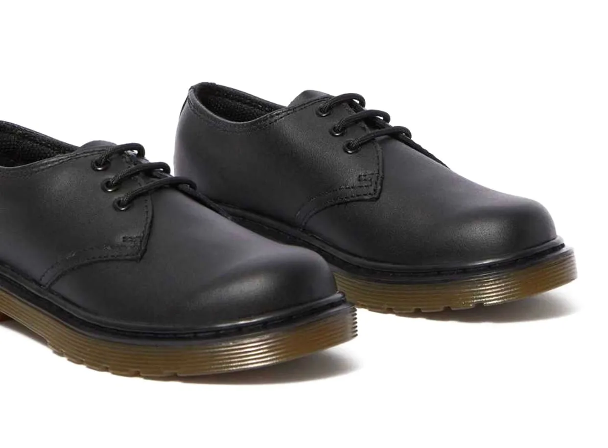 Dr. Martens 1461 Everley Black Softy T Junior 3 Eyelet Shoe