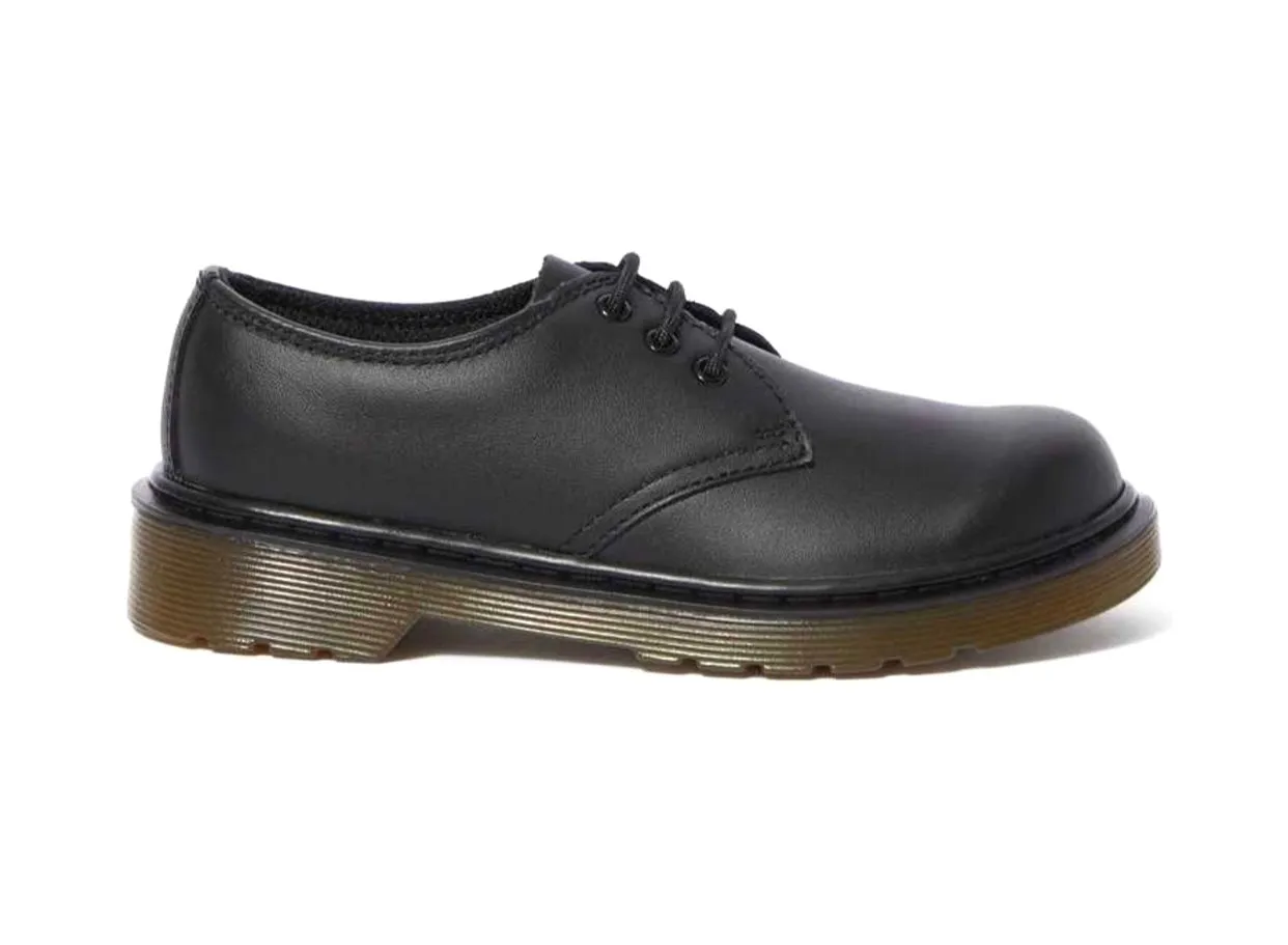 Dr. Martens 1461 Everley Black Softy T Junior 3 Eyelet Shoe