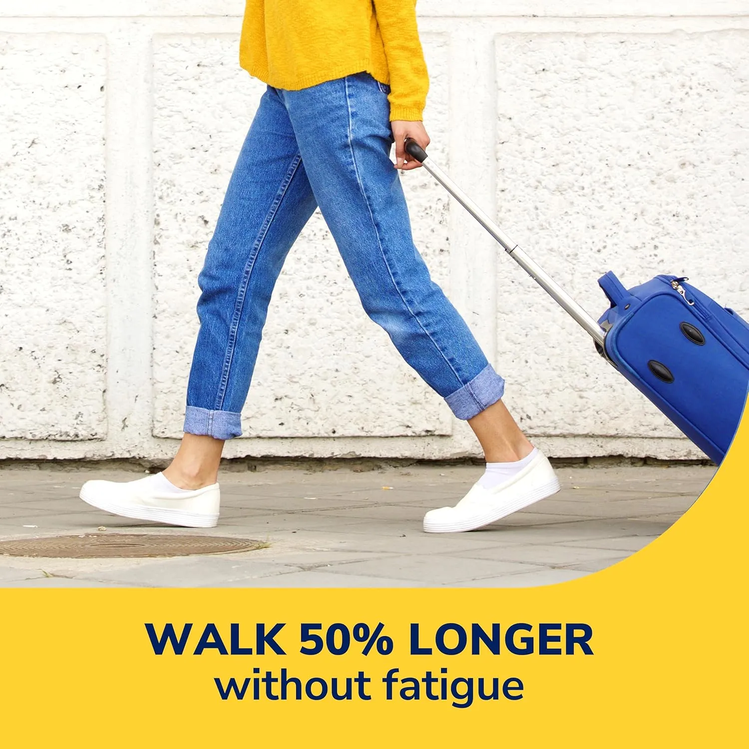 Dr. Scholl's Walk Longer Insoles for Women - Comfortable Plush Foam Cushioning Inserts for Walking, Hiking, and Standing on Feet All-Day with Arch Support - Walk 50% Longer Without Muscle Fatigue