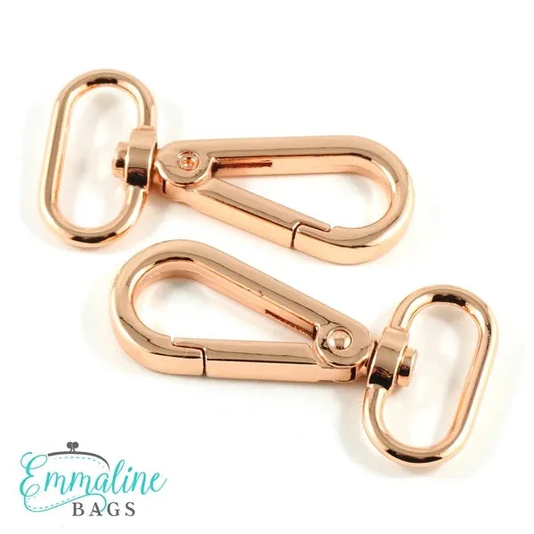 Emmaline Swivel Snap Hook - 1" Flat Hook Profile