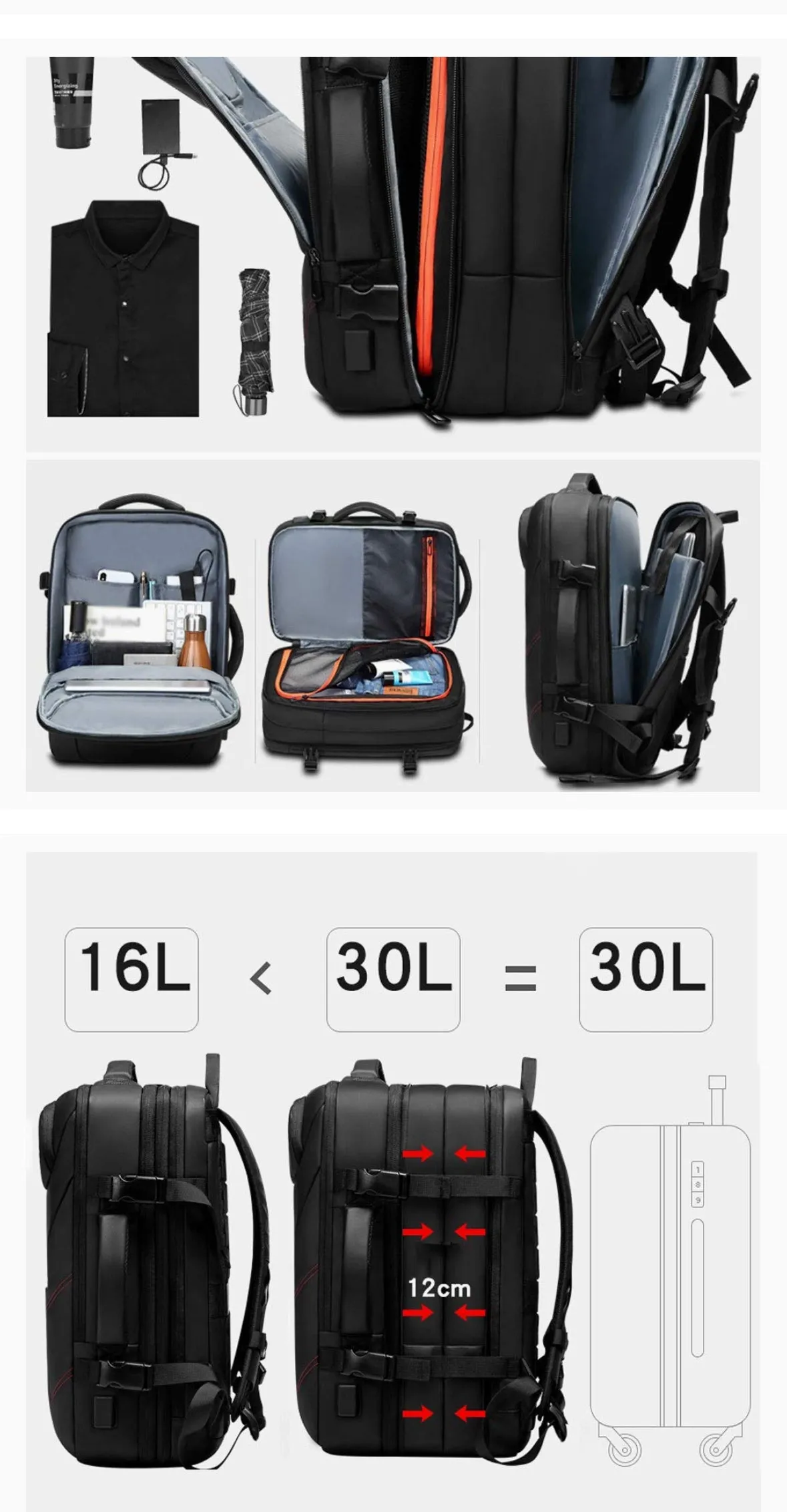 Executive Edge Travel Backpack – Business and Leisure Ready